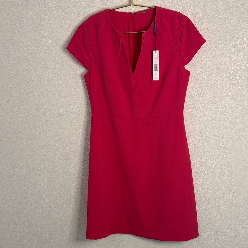 NWT- Elie Tahari Fuchsia Mini Dress- Size 8